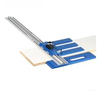 Besttoolifes Fixed Guide Rail for Electric Circular Saw, Aluminum Alloy Slotting Rail with Sawing Guide System, Adjustable Cutting Fence for Woodworking