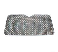 Besttoolifes Foldable Reflective Car Windshield Sun Shade, 130 x 60 cm Silver UV-Blocking Sunshade for Vintage & Modern Vehicles, Heat-Reducing Inte