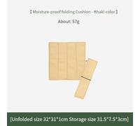 Besttoolifes Foldable Seat Pad for Outdoor Camping - Waterproof Portable Sitting Mat with Non-Slip Bottom, Lightweight 57g Hiking, Compact Folding Ground(Kachi)