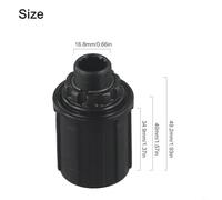 Besttoolifes For Bike Hub Body Steel 8/9/10/11 Speed Mountain For Bicycle Cassette Freehub Ratchet Core Compatible with Giant/For Trek Hubs, Durable Anti-Corrosion Black