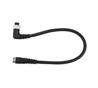 Besttoolifes For DAIWA Fishing Reel Battery Power Cord, 2 Hole Elbow Adapter, High Flexibility and Bending Resistance PVC Cable (9 oclock)