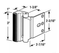 Besttoolifes For Defender Security Door Reinforcement Lock - Heavy-Duty Aluminum, 800-lb Resistance, Child-Safe & Tamper-Resistant for Home Security(SILVER)