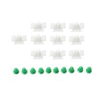Besttoolifes For E36 M3 Sport Trim Side Moulding and Door Bumpstrip Fastener Clips, White Plastic Exterior Trim Retainer Set, Replacement Part 51132251394, 10 Pcs