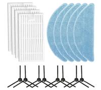 Besttoolifes For G9/G9PRO/V9/V9PRO Vacuum Cleaner Accessories Pack with Side Brush, Filter, and Microfiber Mop Cloths for Floor Cleaning, Replacement Parts(B)