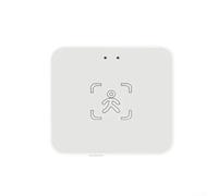 Besttoolifes For Tuya For Zigbee Human Presence Sensor Smart Motion Detector 24GHz mm Wave Security Device with 5 Scene Modes App Control Remote Monitoring USB Powered 10M Range 90° Angle(B)