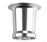 Besttoolifes For Velocity Stack for PE VM 21/24/26mm Carburetor, For CNC-Machined Aluminum Alloy, Black/Silver/Gold/Red/Blue, Direct Replacement(SILVER)