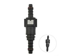 Besttoolifes Fuel Line Hose Quick Release Connector SET, 7.89mm ID6 Straight Nylon Fuel Pipe Coupler for 6mm Nylon and 8mm Rubber Hose, -40°C to 115°C, 500 KPa Max Back Pressure