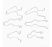 Besttoolifes H1 H3 H4 H7 Headlight Bulb Retaining Clip Holder Set Stainless Steel Spring Clamp for Automotive,Car Truck Light Bulb Adapter Clasp Collection Storage Case(6pcs)