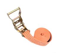 Besttoolifes Heavy Duty Ratchet Cargo Strap with Metal Buckle, High Strength Polyester Lashing Belt for Secure Car Luggage, Moving and Storage, 1-12m Adjustable Tie Down（3 Meters）