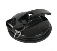 Besttoolifes Heavy Duty Vacuum Suction Cup Anchor with D-Buckle, 100 lbs Load Camping Tent Awning Sunshade, Reusable PVC Hook Car Truck Smooth(1pc)