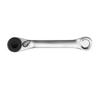 Besttoolifes Hex Ratchet Wrench, 1/4" Fast Bi-Directional Double-Ended Mini Ratchet Tool, 72-Tooth Gear for Tight Spaces, Forged 45# Steel Body with Chrome-Vana