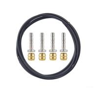 Besttoolifes Hydraulic Brake Hose Set for SM-BH59/BH90-2.5m with Olive and Connector Inserts Compatible with Shimano M355/M395/M615/M675/T750/M785/M985/M8000/M9000 SLX XT(BH-90)