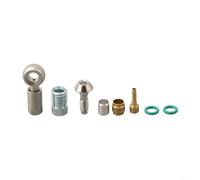 Besttoolifes Hydraulic Hose Fitting Insert For Banjo Adapter for Magura MT4 MT4E MT5 MT6 MT7 MT8 Series For Bicycle Disc Brakes, Metal Replacement Connector, Silver(B)