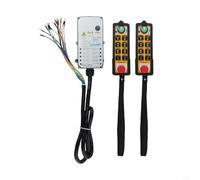 Besttoolifes Industrial Remote Control for Cranes, Electric Hoist Wireless Controller YU-8+ Replacement Transmitter, Heavy Duty Lifting Equipment Remote, Acid(AC380V)