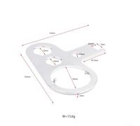 Besttoolifes K-Shape Inflator Valve Removal and Installation Tool for SCUBA Diving Tank - 316 Stainless Steel Buoyancy Compensator Repair Equipment, Pocket-Sized Diver Service Tool