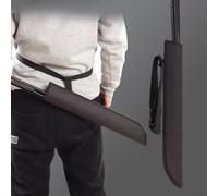 Besttoolifes Kids Quiver for Outdoor Archery - Small Arrow Storage Bag with Adjustable Waist Belt, 48 x 8 cm Oxford Cloth Quiver, Holds Up to 10 Arrows, Black