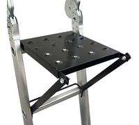 Besttoolifes Ladder Work Stand Foldable Design 150Kg Load Capacity Wide 30X27cm Platform Iron Construction Versatile Painting Tool Tray