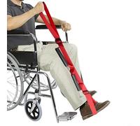 Besttoolifes Leg Lifting Assist Straps for Hemiplegic Walking Aid and Foot Drop Rehabilitation - Nylon Mobility Training Pull Rope with Adjustable Handles, 1 m Length, 3.8 cm Width