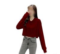 Besttoolifes Loose Fit Short Sleeve Top- Casual Hooded Sweatshirt Women | Yoga Cycling Active Tops, One Size Fits All Ladies, Comfy Stretchy Polyester Tee, Solid Colour Fashion Blouse,