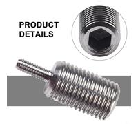 Besttoolifes M12x1.25 Gear Shifter Adapter Screw Compatible with For Logitech G29 and G923 Racing Wheel, Aluminum and Iron Threaded Connector for Custom Car Truck Shift