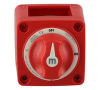 Besttoolifes Marine Battery Isolator Switch, 2/3/4-Position Heavy-Duty 100A-300A, 12V-48V Compatible, Tinned Copper Studs, ABS Housing for Boats(SINGLE CIRCUIT)