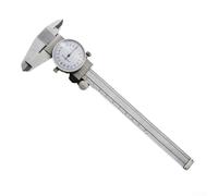 Besttoolifes Measuring Tool | Dial Vernier Caliper 0-150mm | Metric Gauge with 0.02mm Resolution | Stainless Steel Shock-Proof Caliper for Internal and