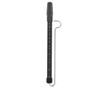 Besttoolifes Metal Professional Slide Whistle Flute With Scale Classic Musical Instrument Aluminum Alloy ABS Educational Tool for Beginners Experienced Players 26.7cm(Black)