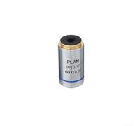 Besttoolifes Microscope Objective Lens 4X 10X 20X Magnification With Anti-Reflection Coating RMS Thread 20.2mm Metal Achromatic Infinity Objective For Professional Lab Research(60X)