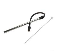 Besttoolifes Milk Hose Stainless Steel Milk Tube And Cleaning Brush Set Compatible With For Siemens for EQ6 Plus S700/s300, EQ7 Plus, For VeroAroma Fully Automatic Coffee Machine