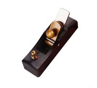 Besttoolifes Mini Hand Plane, Ebony Wood Body, Polished Steel Blade, Compact 8X2x2.2cm, Smooth Finish For Carpentry And Woodworking Projects(Flat bottomed)