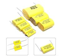 Besttoolifes MKP Film Capacitor 250V 0.68uF for Axial Polypropylene Audio Grade Capacitor for HiFi Speaker Crossover Circuit, Audiophile for Axial Capacitor