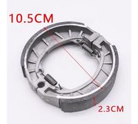 Besttoolifes Motorcycle Brake Shoes, 110mm Drum Brake Pads for CG125, Aluminum Construction, Enhanced Stopping Power & Heat Dissipation, Lasting Wear Resistance