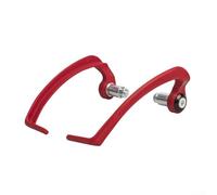 Besttoolifes Motorcycle Handlebar Guard Brake Hand Protection Bar with ABS Plastic Material for Increased Riding Safety and Lever Stability on Various Motorcycles (Red)