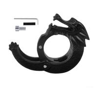 Besttoolifes Motorcycle Hook, Punch- ABS Storage Hook for Front Handlebar Mount, Gold/Black/Silver, Fit for Most Motorcycles(BLACK)