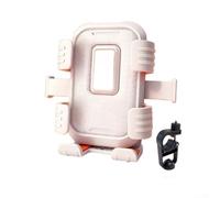 Besttoolifes Motorcycle Phone Holder Featuring 360 Degree Adjustable Ball Joint And Six Point Reliable Scooters And Bicycles(Pink- Handlebar)