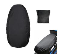 Besttoolifes Motorcycle Rain Seat Cover Waterproof Saddle Cover for Bike, Made of 210D Oxford Cloth with Storage Bag, Fit for Street Motorcycles(M)