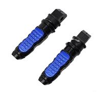 Besttoolifes Motorcycle Rear Passenger Foot Pegs, Aluminum Alloy Construction, 12 cm x 3 cm x 2 cm, Fit for All Motorcycles(BLUE)