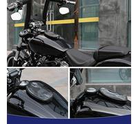 Besttoolifes Motorcycle Tank Bag for Navigation, PU Leather with 7-Piece Magnet Mount, Waterproof Front Clear Pocket for GPS & Phone, Fits All Metal Gas Tanks