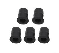 Besttoolifes Motorcycle Windshield Rubber Nuts, Vibration-Dampening Mounting Hardware with Brass Insert, for ATV & Motorcycle Bodywork, 5-Pack /M5/M6(M-5)