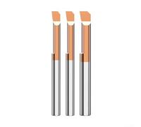 Besttoolifes MTR Series Carbide Lathe Boring Cutter Small Hole Tool Bar Thread Processing Metal Single-Edge Boring Tool For Steel Cast Iron Alloy Copper Aluminum 8 Sizes(2R0.15XL10XD3)