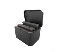 Besttoolifes New Upgraded For Insta360 X5 Battery Charger, Dual Channel Fast Charger Hub, USB-C Input 5V/3A, For Insta 360 X5 2 In 1 Battery Charger Protective Box