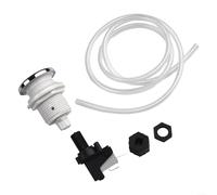 Besttoolifes On/Off Push Button Air Switch System with 1m Hose for Jet Bath Tub Spa Pool Pump Sanitary Equipment 16A 125-250V Rated