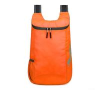 Besttoolifes Orange, Packable Hiking Backpack for Outdoor Camping & Trekking - 20L Lightweight Foldable Nylon Backpack with Breathable Mesh Straps, Compact Design for Men and Women