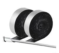Besttoolifes Outdoor Pipe Insulation Wrap Tape, 32.8 ft x 2 in, 0.2 in Thick Rubber-Plastic Cotton with Aluminum Foil for Freeze Protection and Heat Preservation