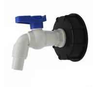 Besttoolifes Outside Tap, Garden Tap For Water Butt Connector, 3/4" Outlet, Water Butt Tap, Ball Valve, Bib Tap, Outdoor Tap Connector For IBC Tank Bucket Water Butt