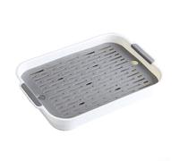 Besttoolifes Pet Toilet Tray Litter Box For Small Animals Guinea Pigs Rabbits Heightened Grid Design Smooth Corner Large Space For Adult Guinea Pigs, Rabbits, Small Animals(C)