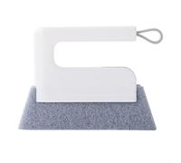 Besttoolifes Plastic Groove Brush For Window Tracks, No Dead Angle Design, Easy To Clean Detachable Head, 14X2x10cm, Multiple Colors, For Glass And Tile Cleaning(White)