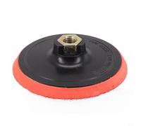Besttoolifes Polishing Pad for Angle Grinder with for M14 Backing Plate, 4.5 Inch (115mm) and 5 Inch (125mm) Red Black Sanding Attachment for Wood, Stone, Metal(4.5inch)