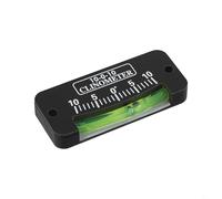 Besttoolifes Portable Marine Inclinometer for Sailboats and Yachts, for Durable ABS Construction with High-Resolution Display, Compact Trail Slope Meter for Sailing(10 Degrees)