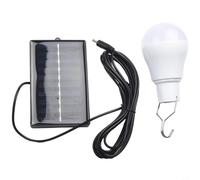 Besttoolifes Portable Solar-Powered Lantern for Camping & Outdoor Use - 3W Dimmable LED Hanging Light with Metal Hook, 900mAh Rechargeable Battery, IP44 Rated, 3-Meter Cable